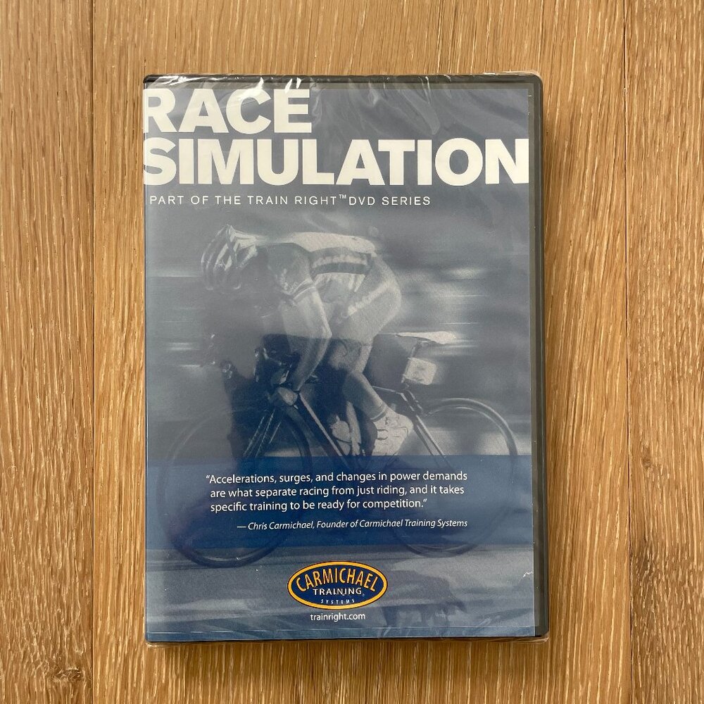 Carmichael Training Systems Race Simulation DVD Video 2005 Cycling Workout